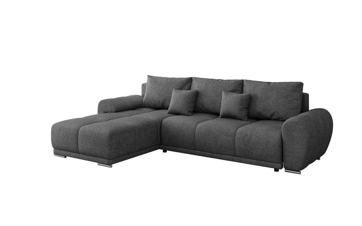 Designer Sofa Leni L mit Schlaf- und Klappfunktion in Stoff