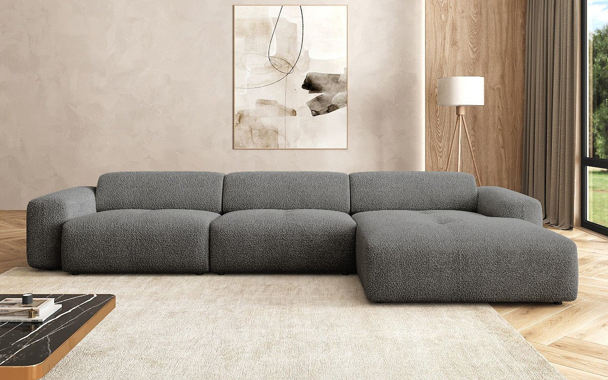 Designer L Sofa Calm Maxi in Bouclé