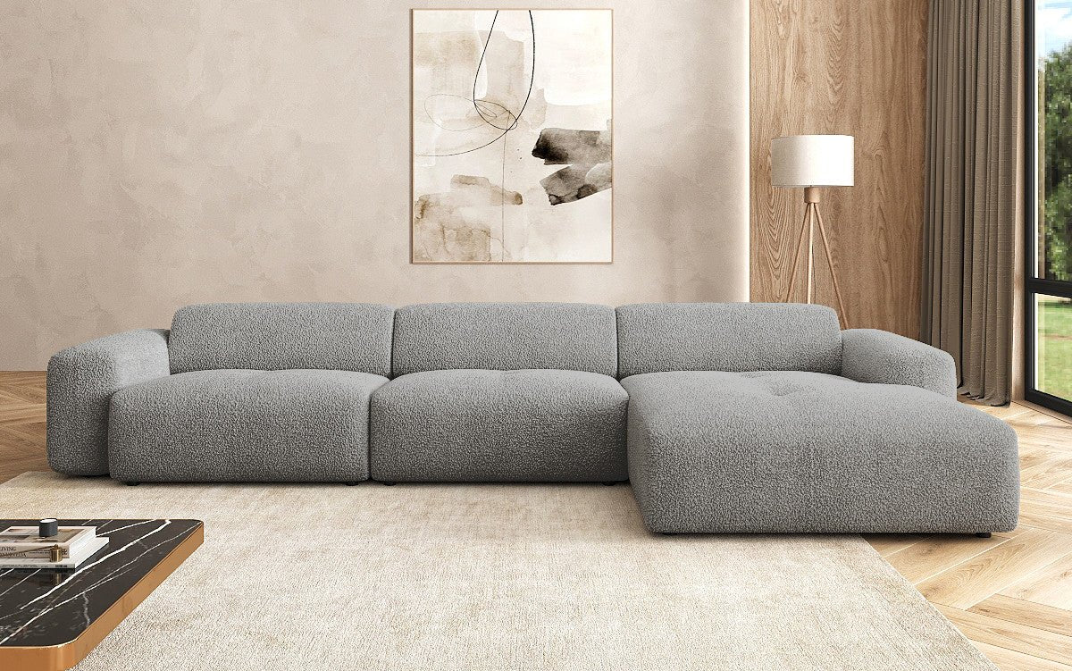 Designer L Sofa Calm Maxi in Bouclé