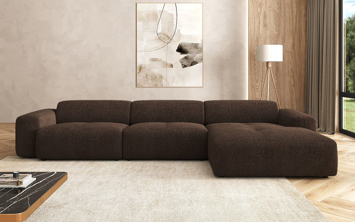 Designer L Sofa Calm Maxi in Bouclé