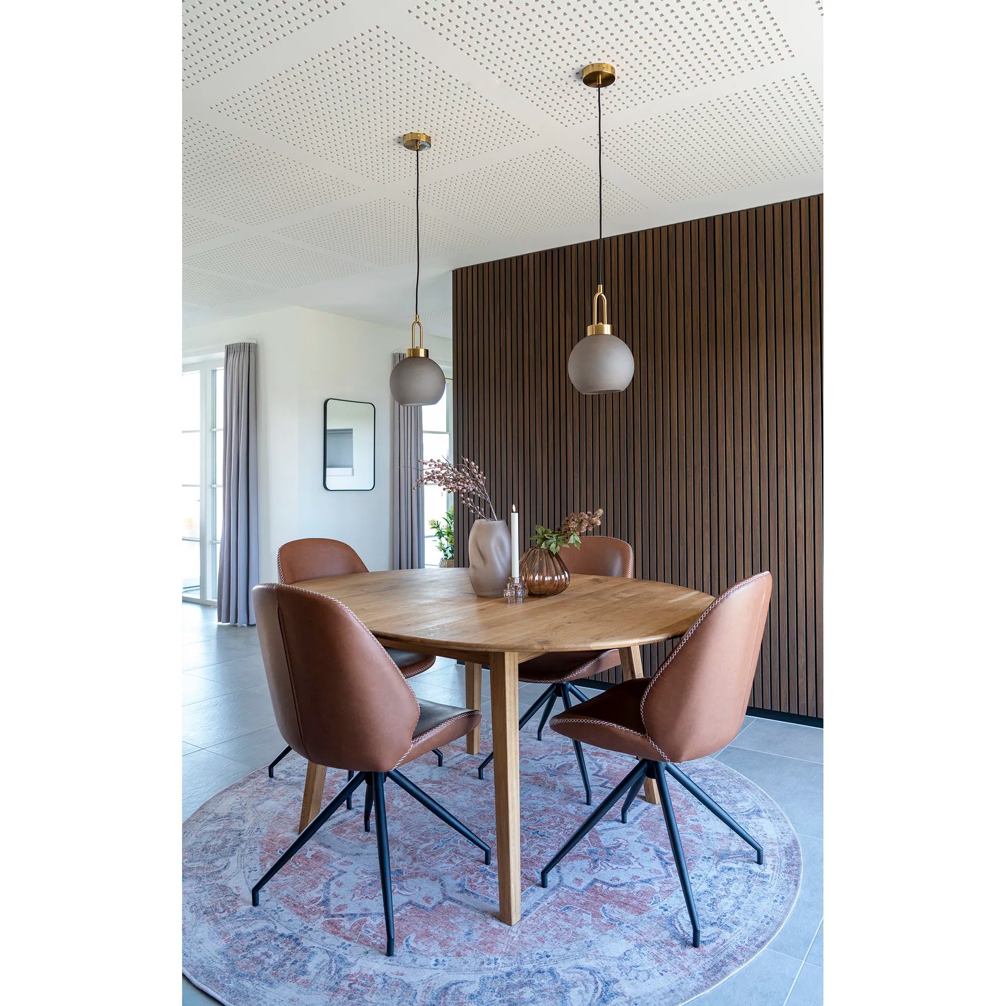 2er Set - Designer Stuhl Lissabon Kunstleder mit Drehfunktion