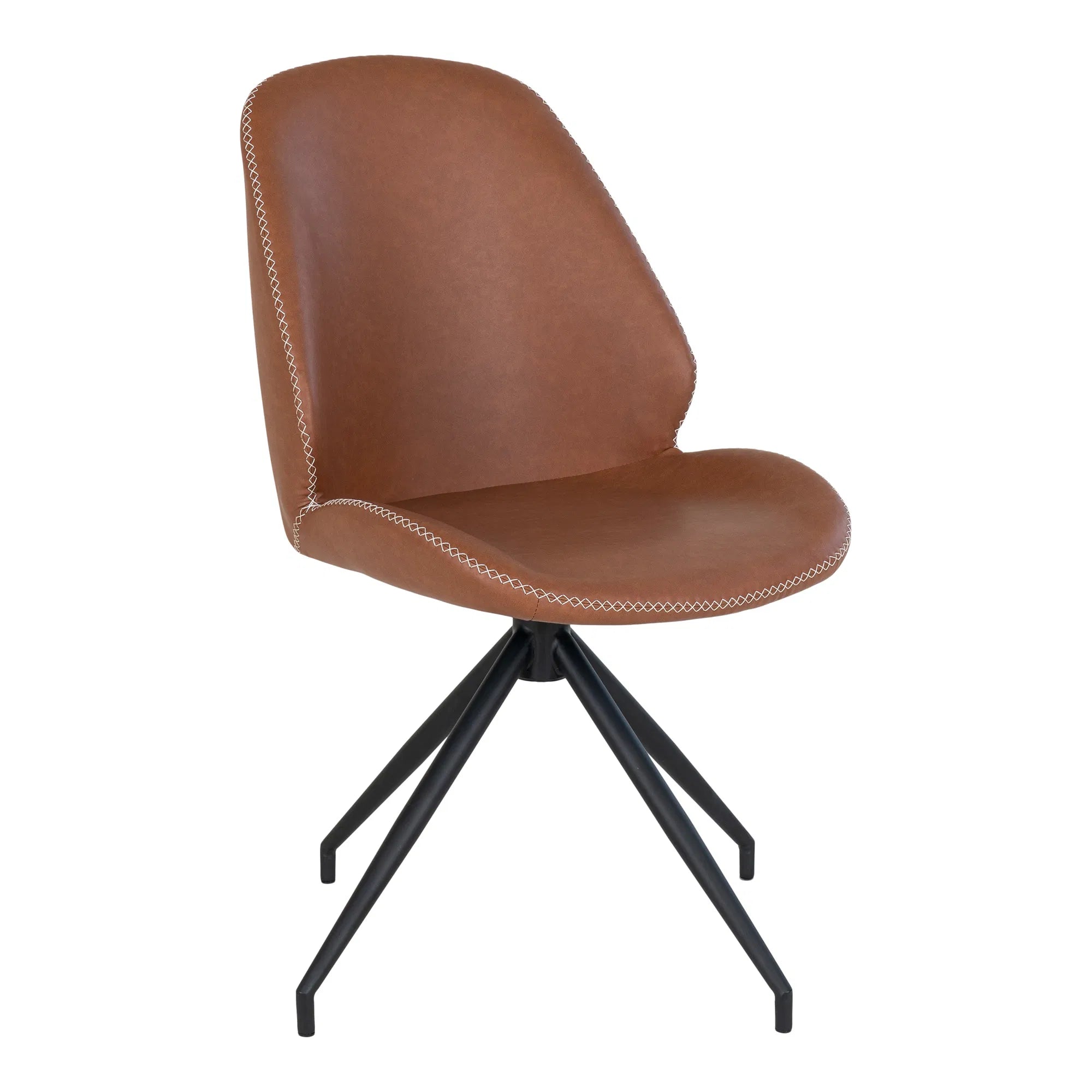 2er Set - Designer Stuhl Lissabon Kunstleder mit Drehfunktion