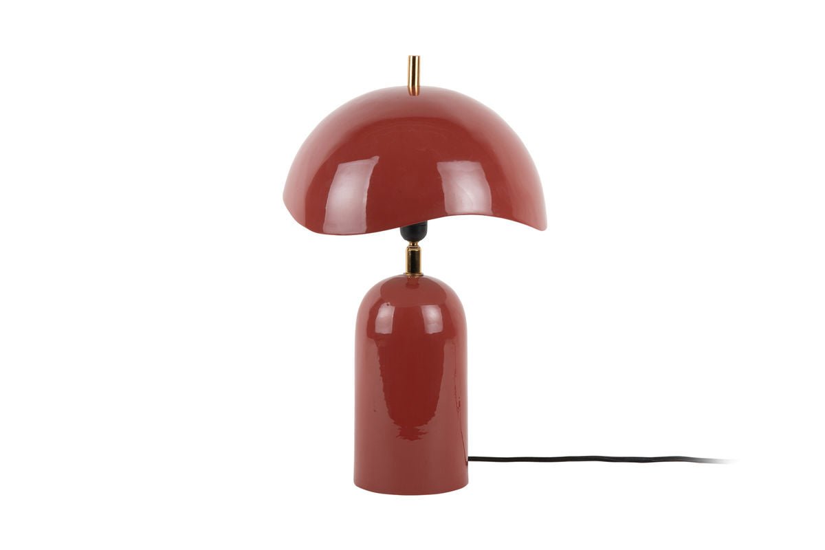 Tischlampe Madeira - Designleuchte aus Eisen mit Wellenschirm