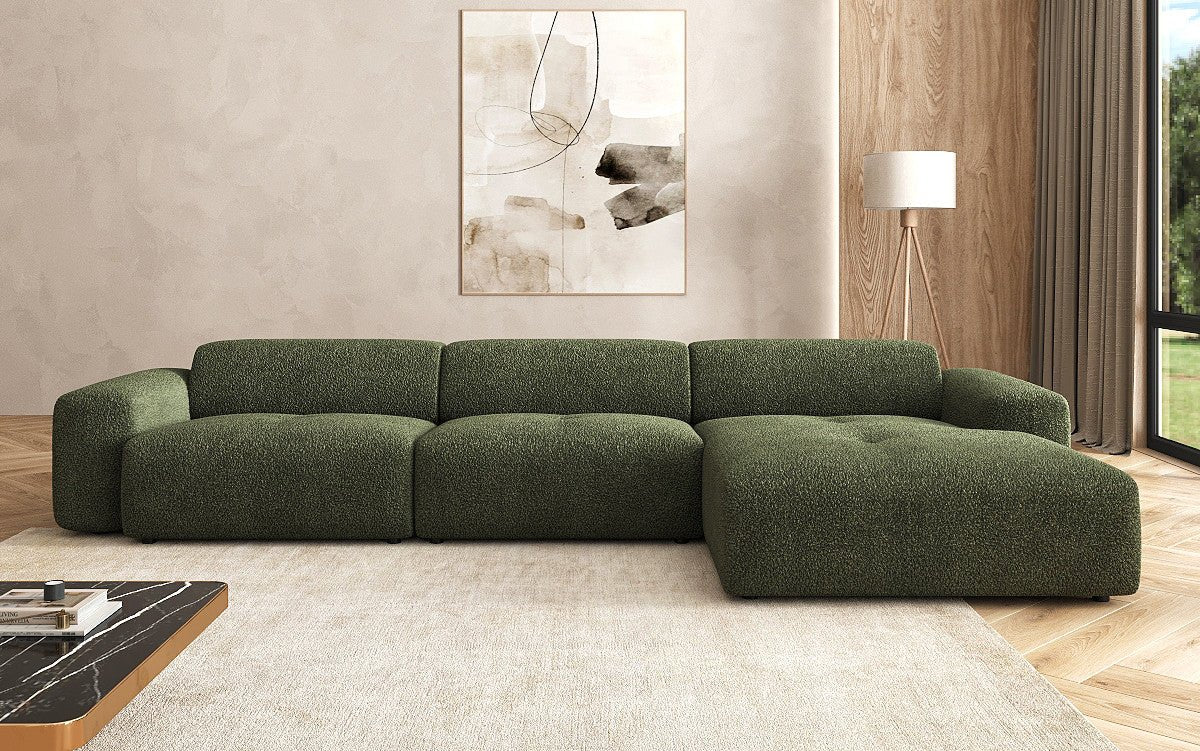 Designer L Sofa Calm Maxi in Bouclé