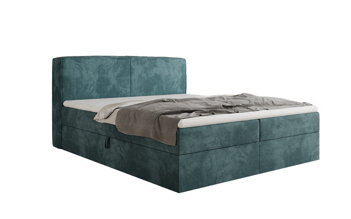 Boxspringbett Marea in Cord mit Stauraum