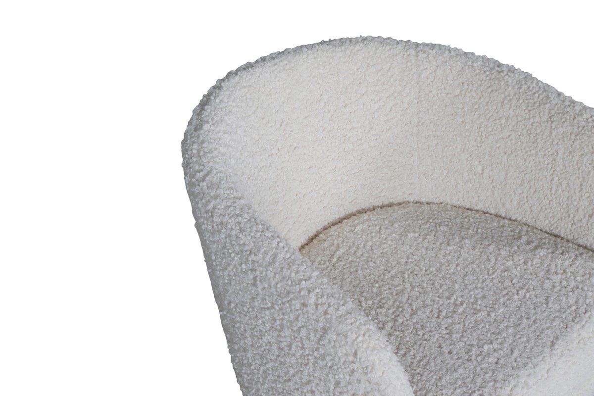 Sessel Comfy - mit Teddyfell in wahlweise Schwarz oder Weiß