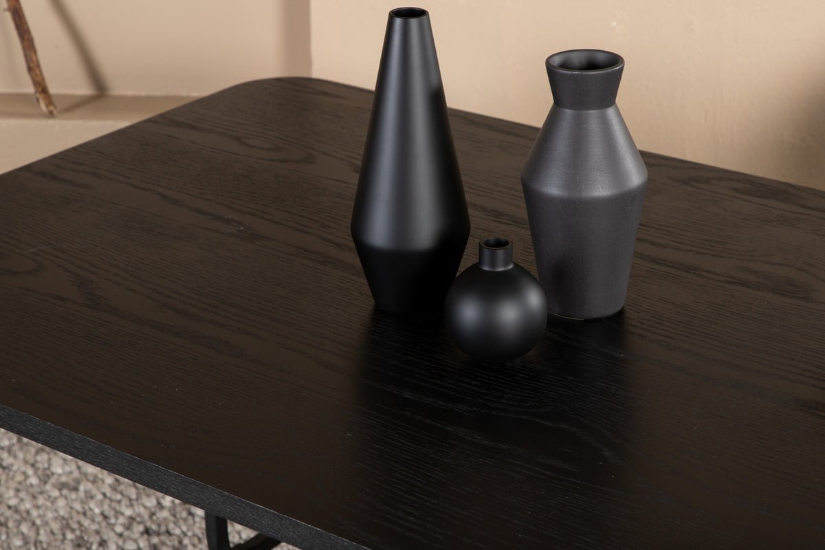 Esstisch Vahira - rechteckiger Esstisch auf Stahlbeinen