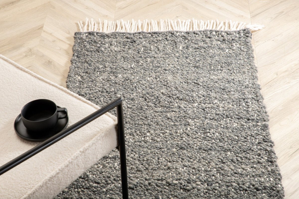 Teppich Bellina – mit Knotenstruktur aus Wolle