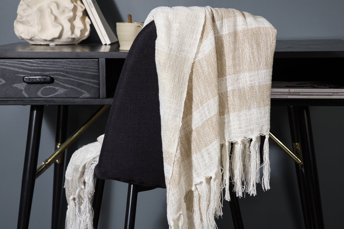 Tagesdecke „Cosima“ – 170×130 cm mit Fransen