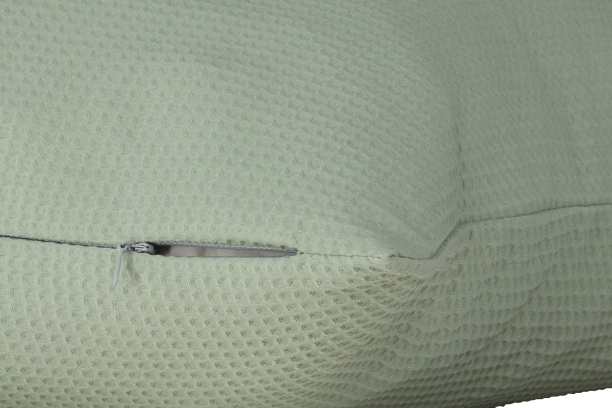 Kissenbezug Agatha - 50x50 cm in Schwarz, Grün und Dunkelbraun