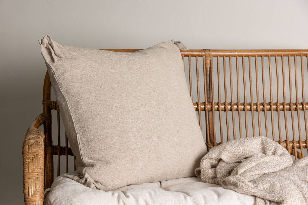 Kissenbezug Alabaster - 60x60 cm in Beige