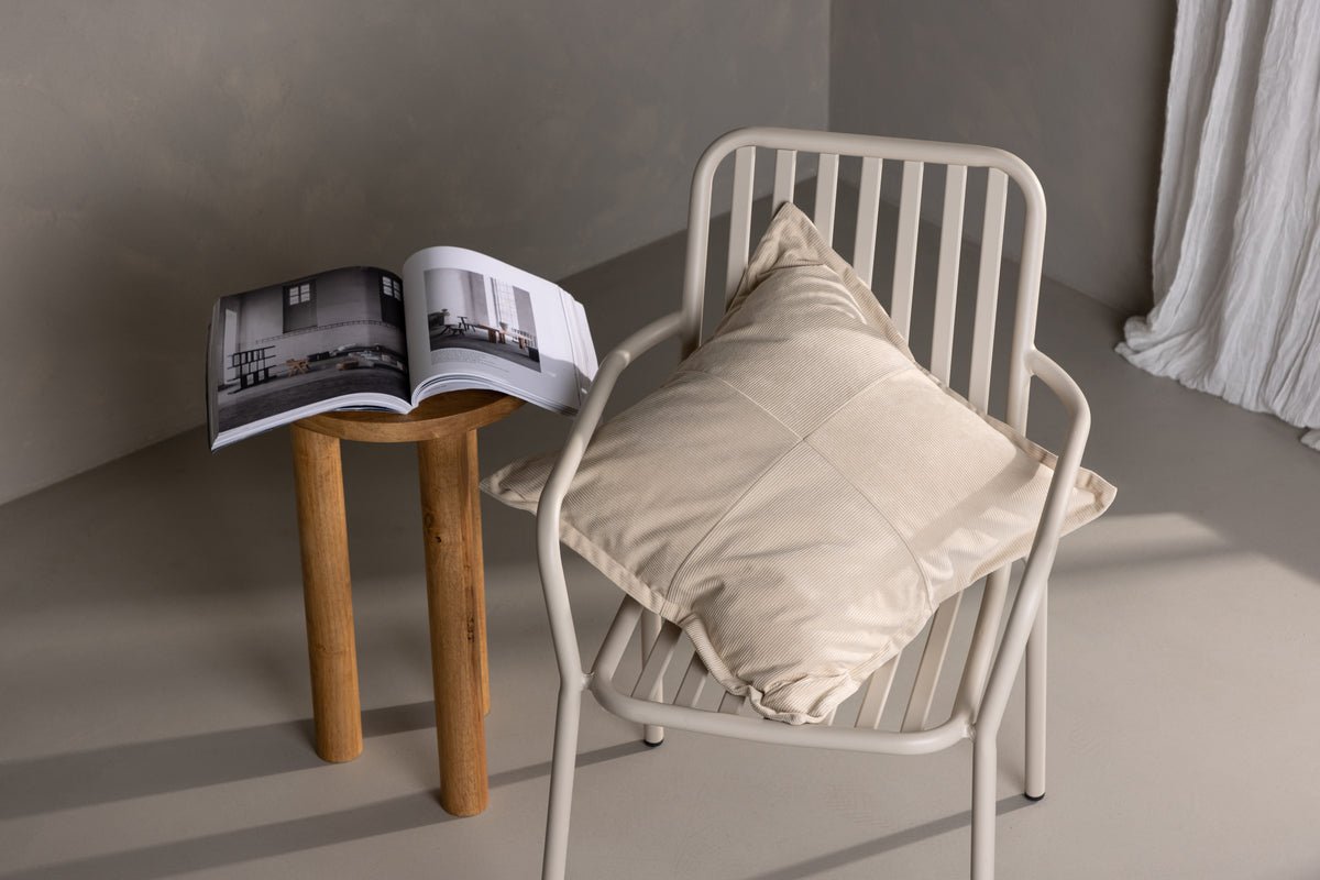 Kissenbezug Budapest - 50x50 cm in Beige, Dunkelgrün und Braun