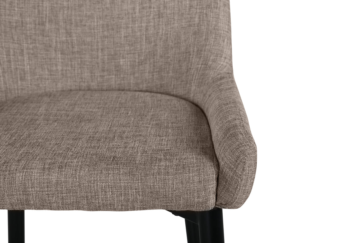 2er Set - Barhocker Leonardo in Samt Schwarz oder Beige