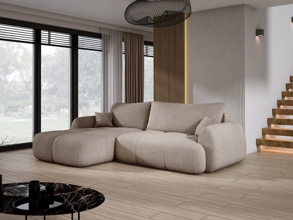 Designer L Sofa Coco in Bouclé