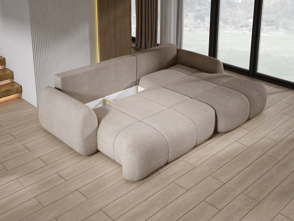 Designer L Sofa Coco in Bouclé