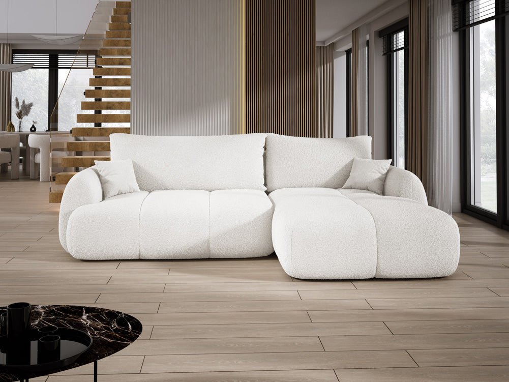 Designer L Sofa Coco in Bouclé