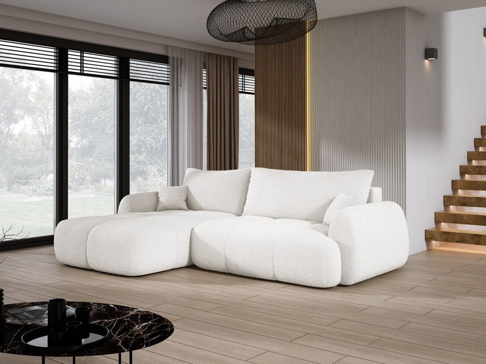 Designer L Sofa Coco in Bouclé