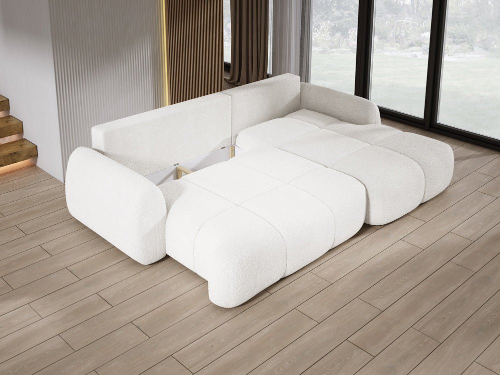 Designer L Sofa Coco in Bouclé