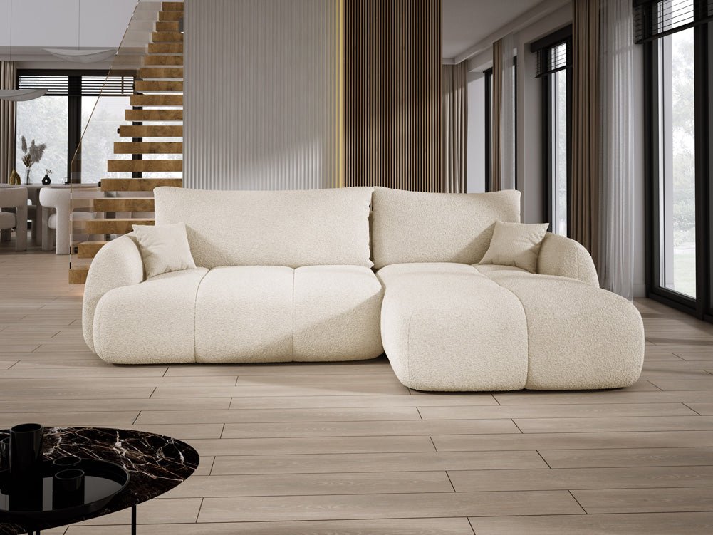 Designer L Sofa Coco in Bouclé
