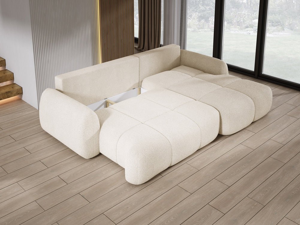 Designer L Sofa Coco in Bouclé