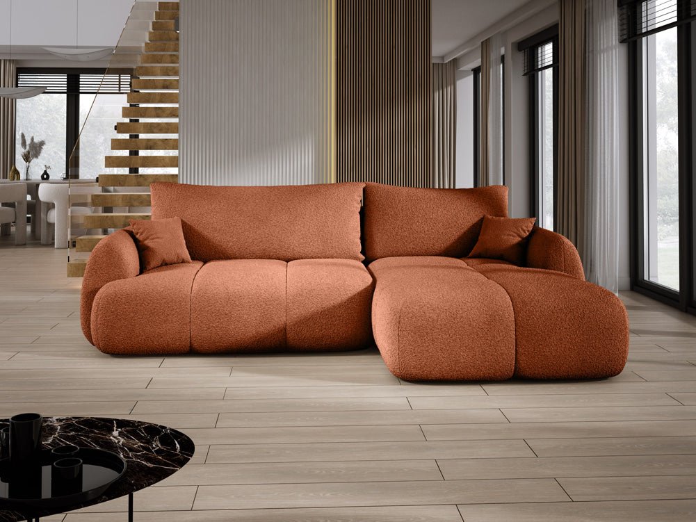 Designer L Sofa Coco in Bouclé