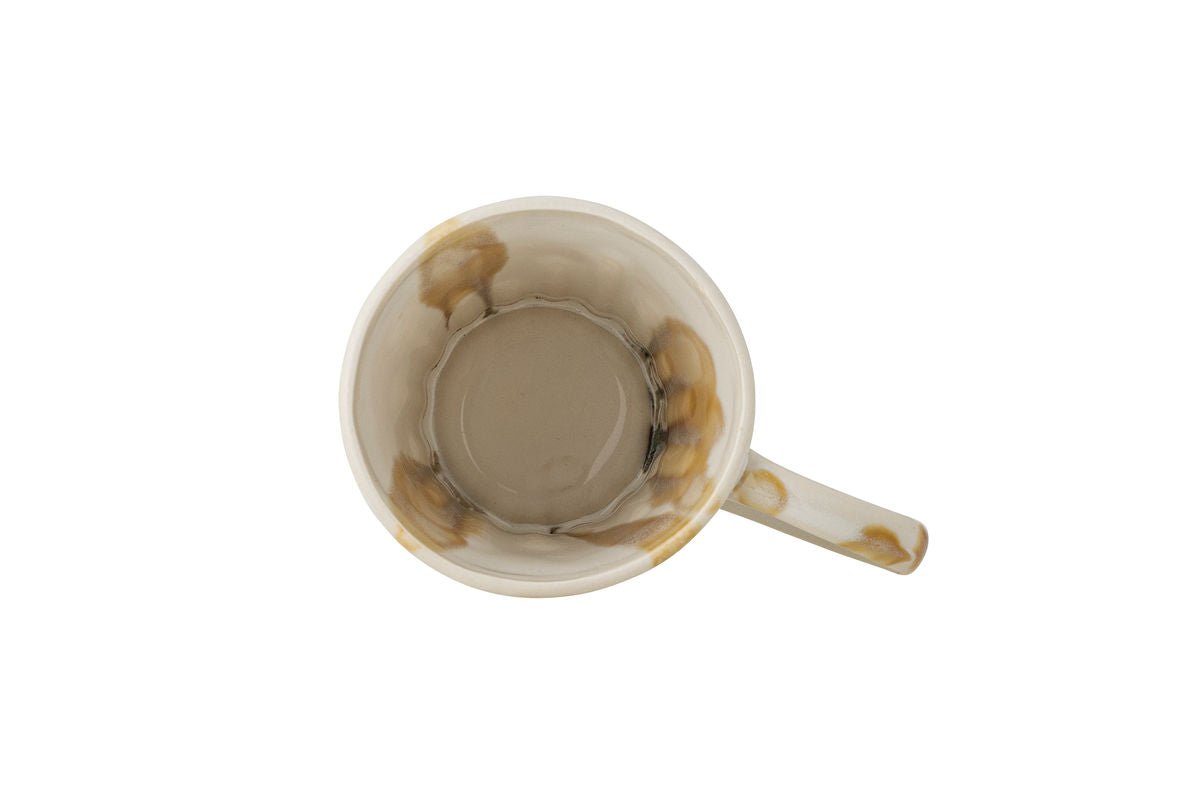 Becher-Set „Ravion“ – Braunes Steingut (4-teilig)