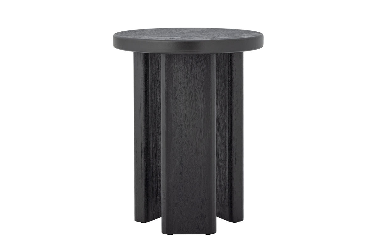 Beistelltisch Arno – Grafisches Design in Schwarz