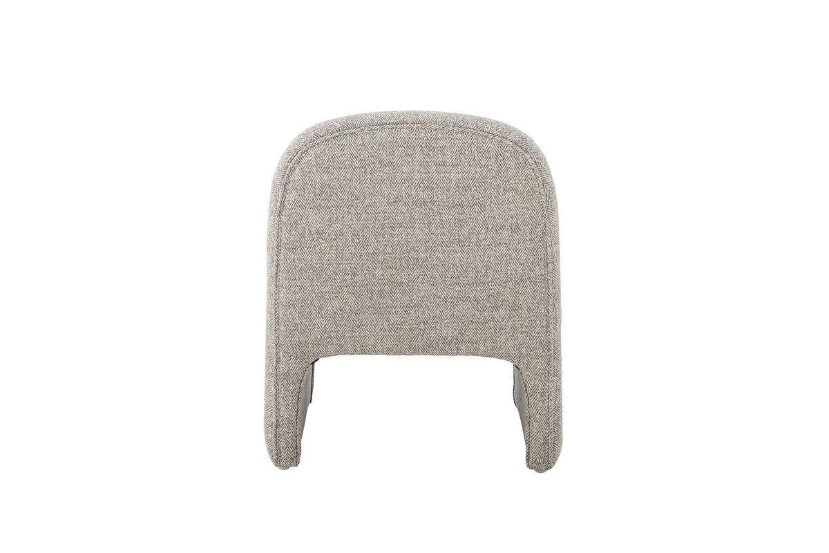 Kinderstuhl „Noah“ – Grau, gepolstert mit Stoffbezug