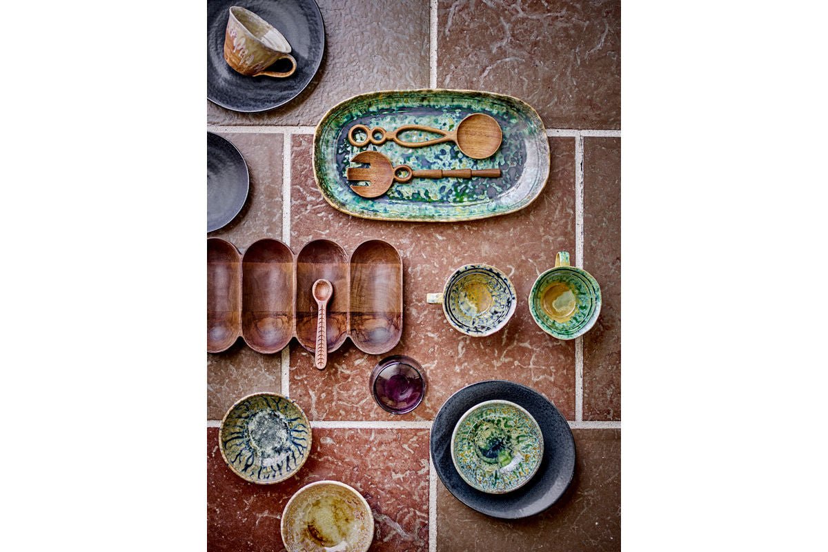 Servierplatte Vela - aus Steingut gefertigt