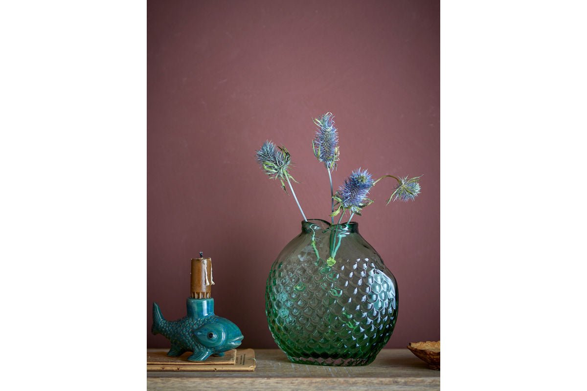 Vase „Aqualis“– Grünes Glas