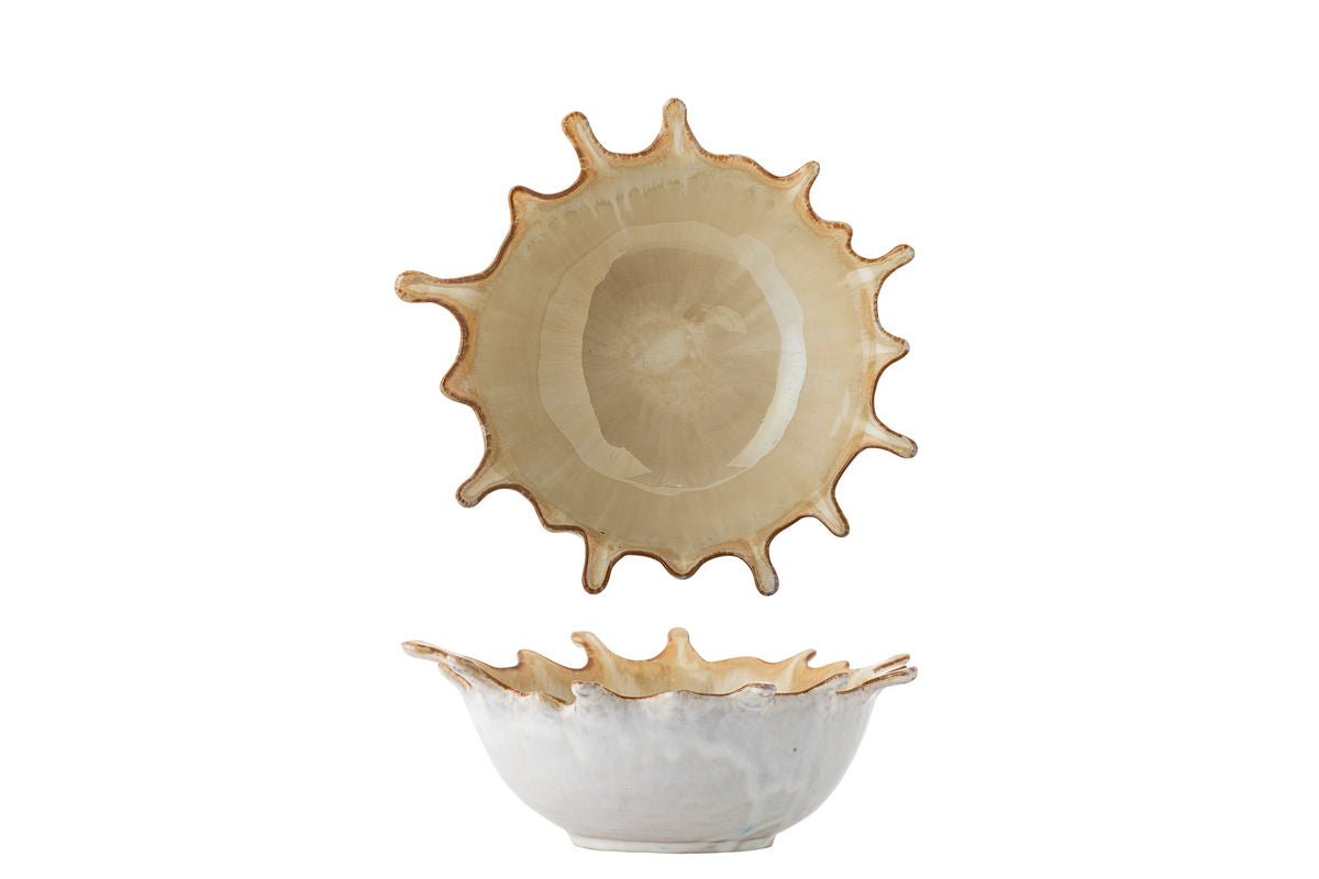 Schale Mata – Steingut mit reaktiver Glasur