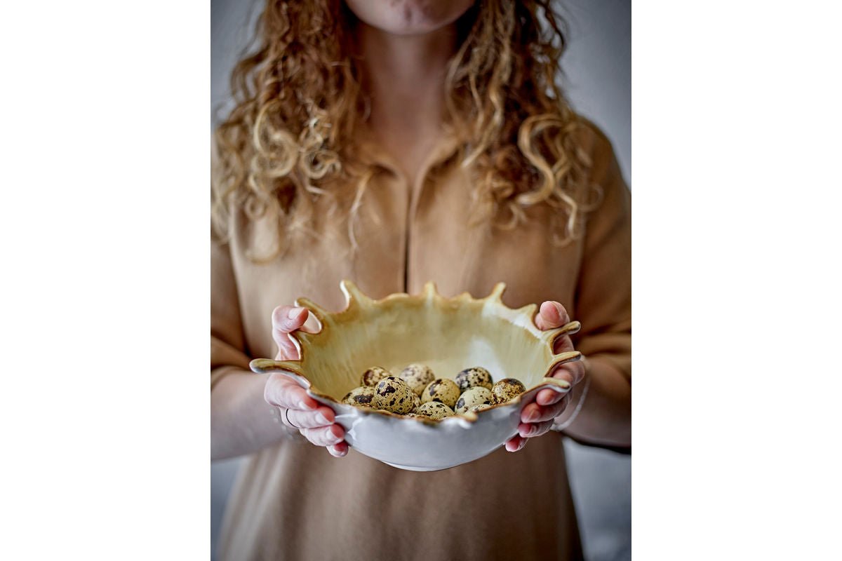 Schale Mata – Steingut mit reaktiver Glasur