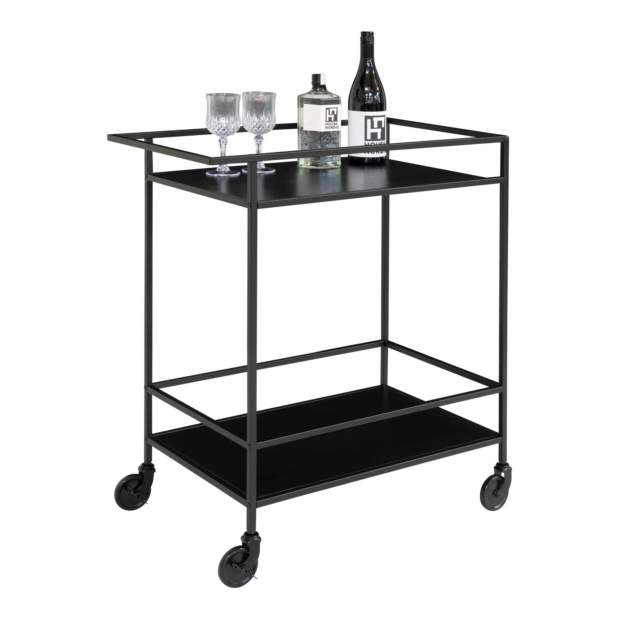 Servierwagen Quarto Metallgestell