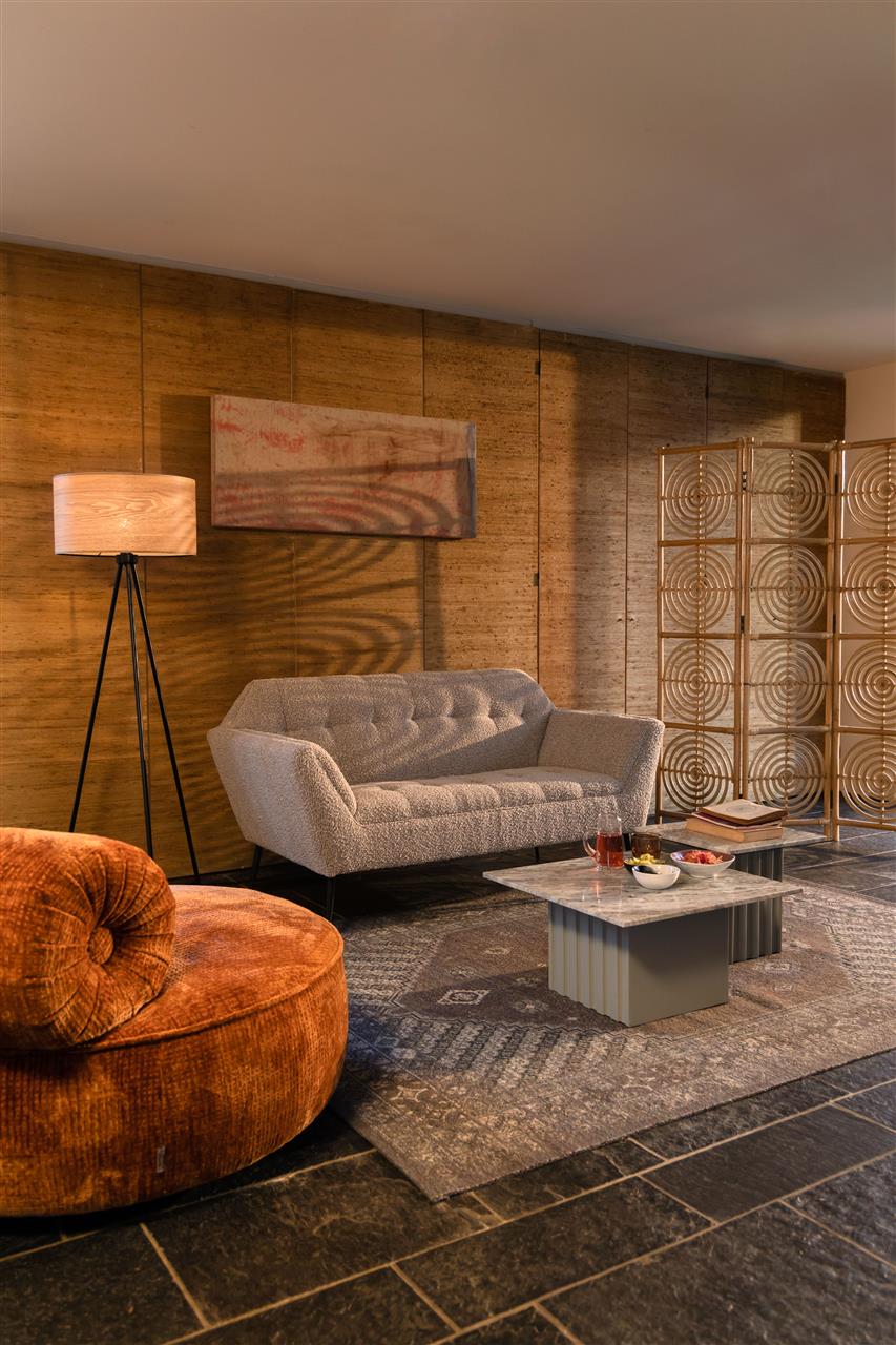 Beistelltisch Melessa – aus Marmor in Grau