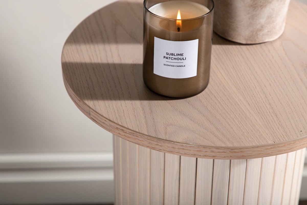 Beistelltisch Nala – modernes Design mit Rippendetails