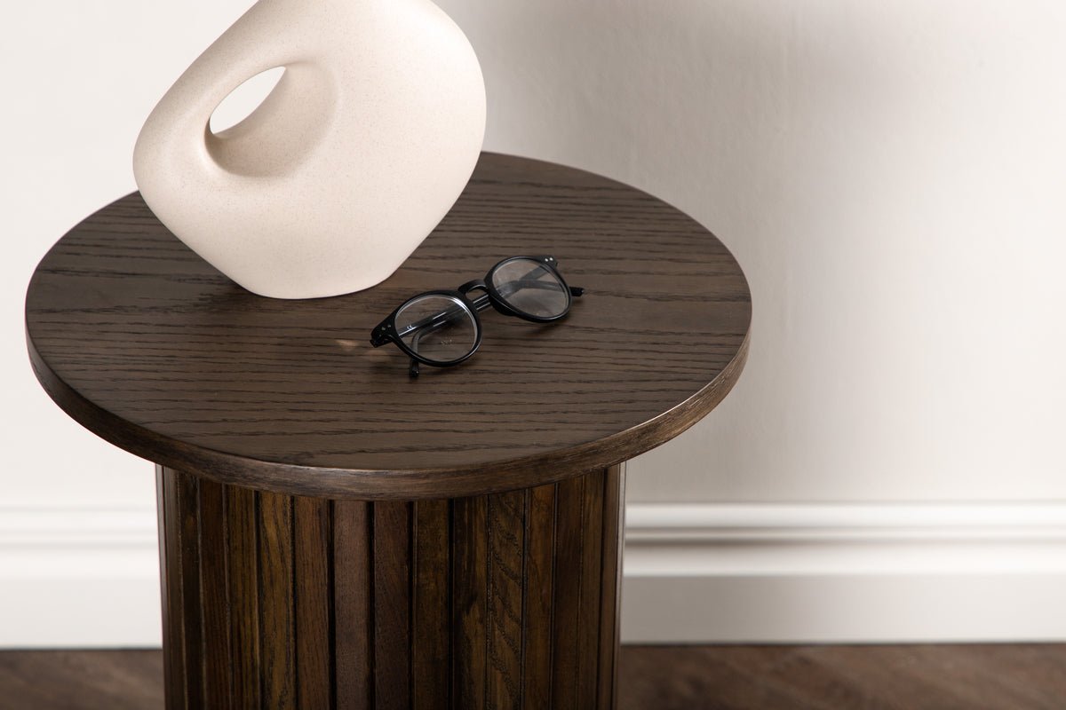 Beistelltisch Nala – modernes Design mit Rippendetails