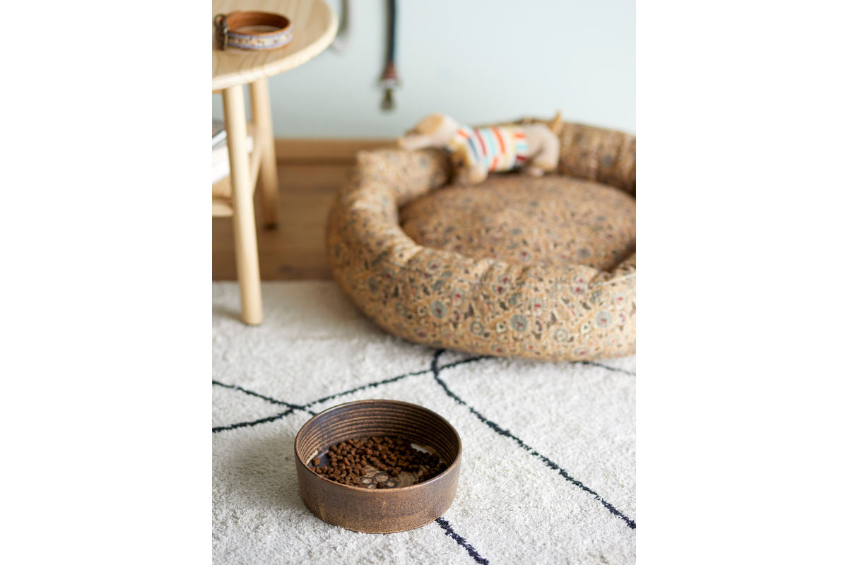 Haustierschale Benni – Steingut mit reaktiver Glasur