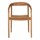 2er Set - Gartenstuhl Bali aus Teakholz