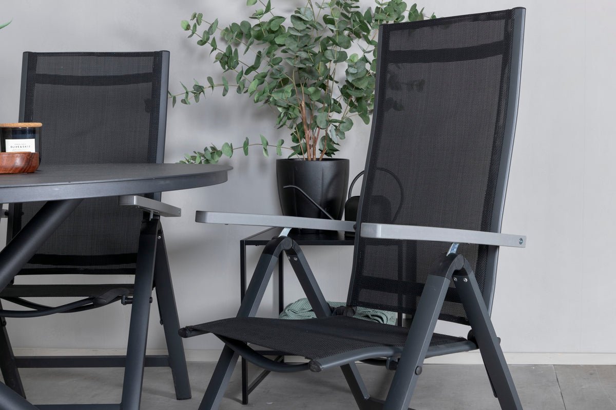 2er Set - Gartenstuhl Montenegro aus Textilene/Aluminium