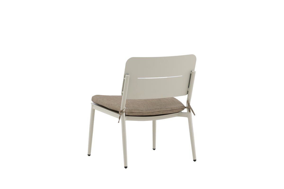 2er Set - Mara Gartenstuhl aus Metall/Polyester