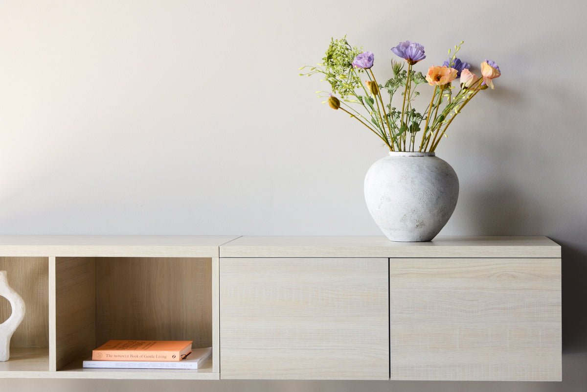 TV-Lowboard Skagen Whitewash – Helles skandinavisches Design