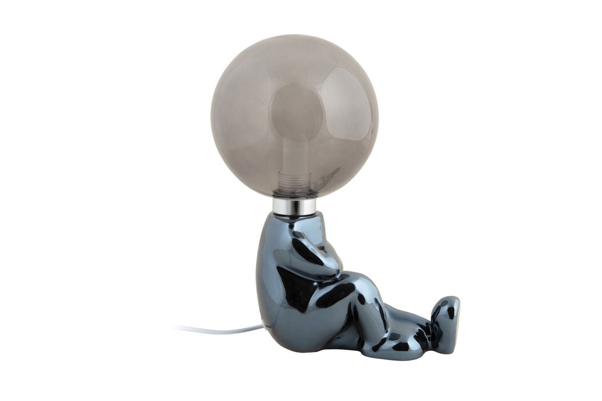 Tischlampe Antman (sitzend) - Designlampe Hochglanz beschichtet mit LED