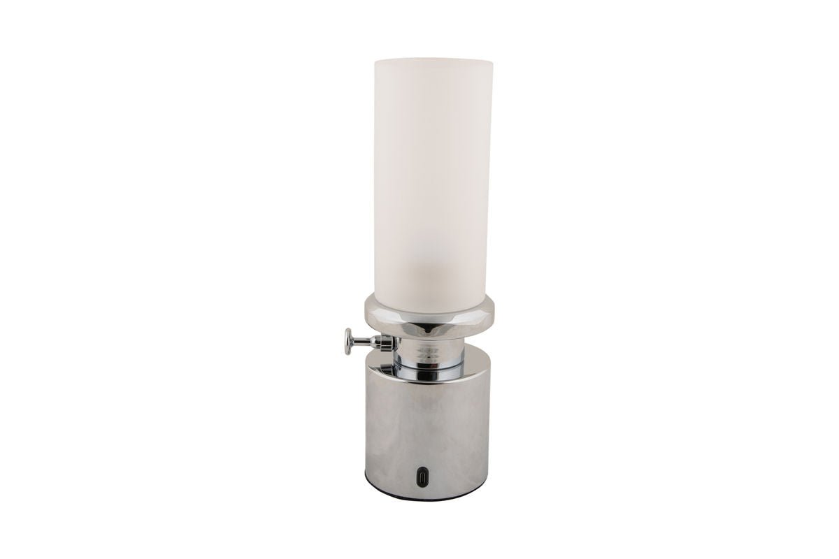 Tischlampe Eldra - in Chrom mit LED