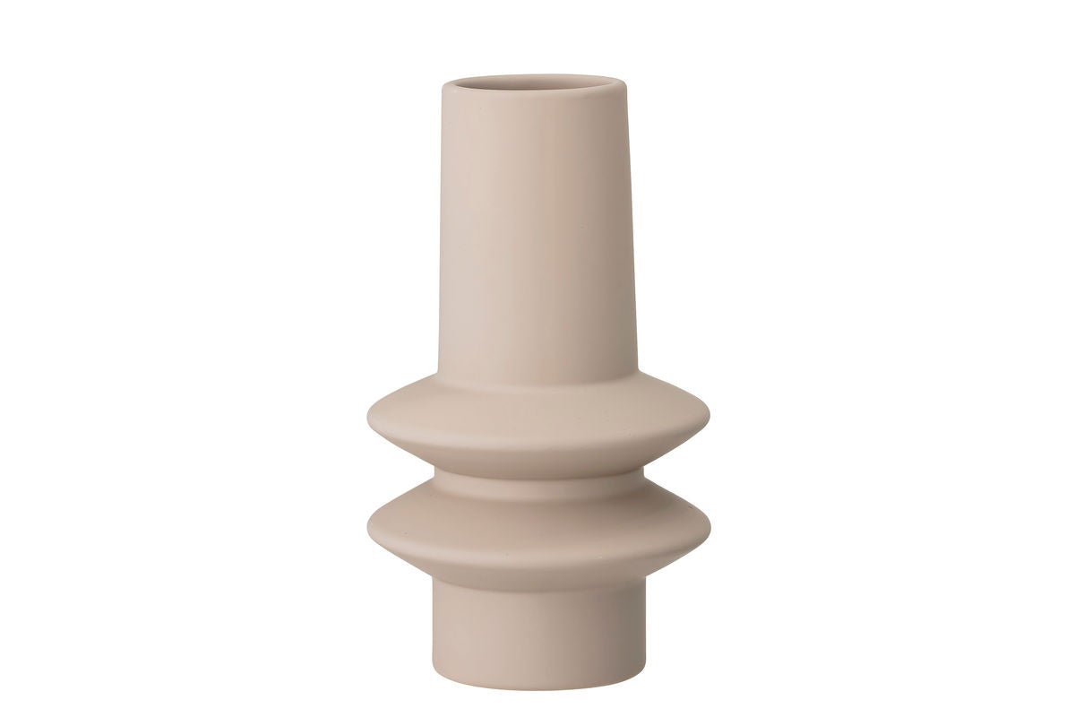 Vase "Ismar" - aus hellem Steingut