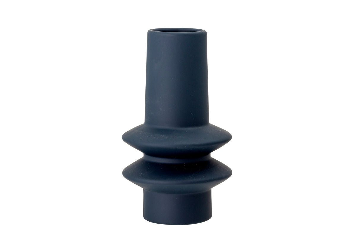 Vase Lumi - aus Steingut in Blau oder Grün