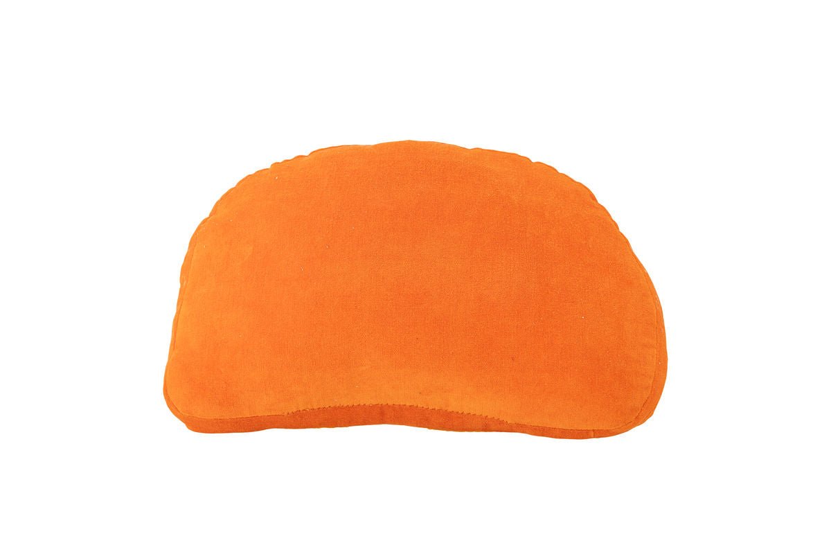 Zierkissen Amalfi – Orangenscheiben-Design mit Glasperlen