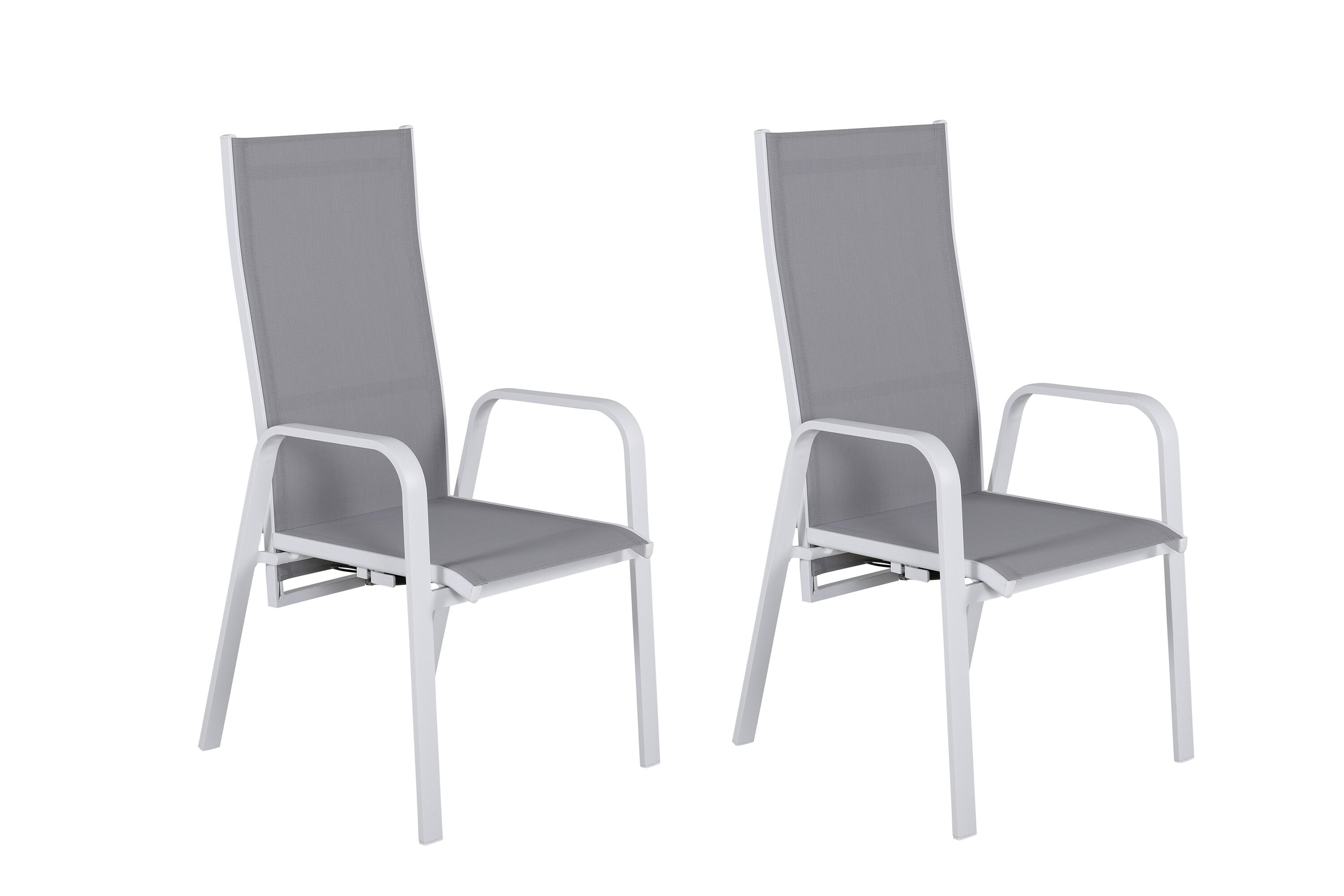 2er Set - Gartenstuhl Bossa aus Textilene/Aluminium