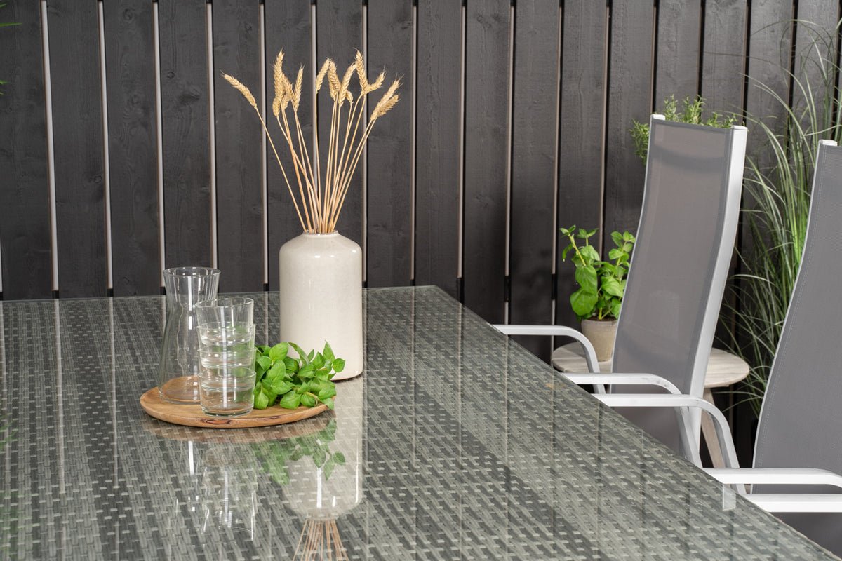 2er Set - Gartenstuhl Bossa aus Textilene/Aluminium