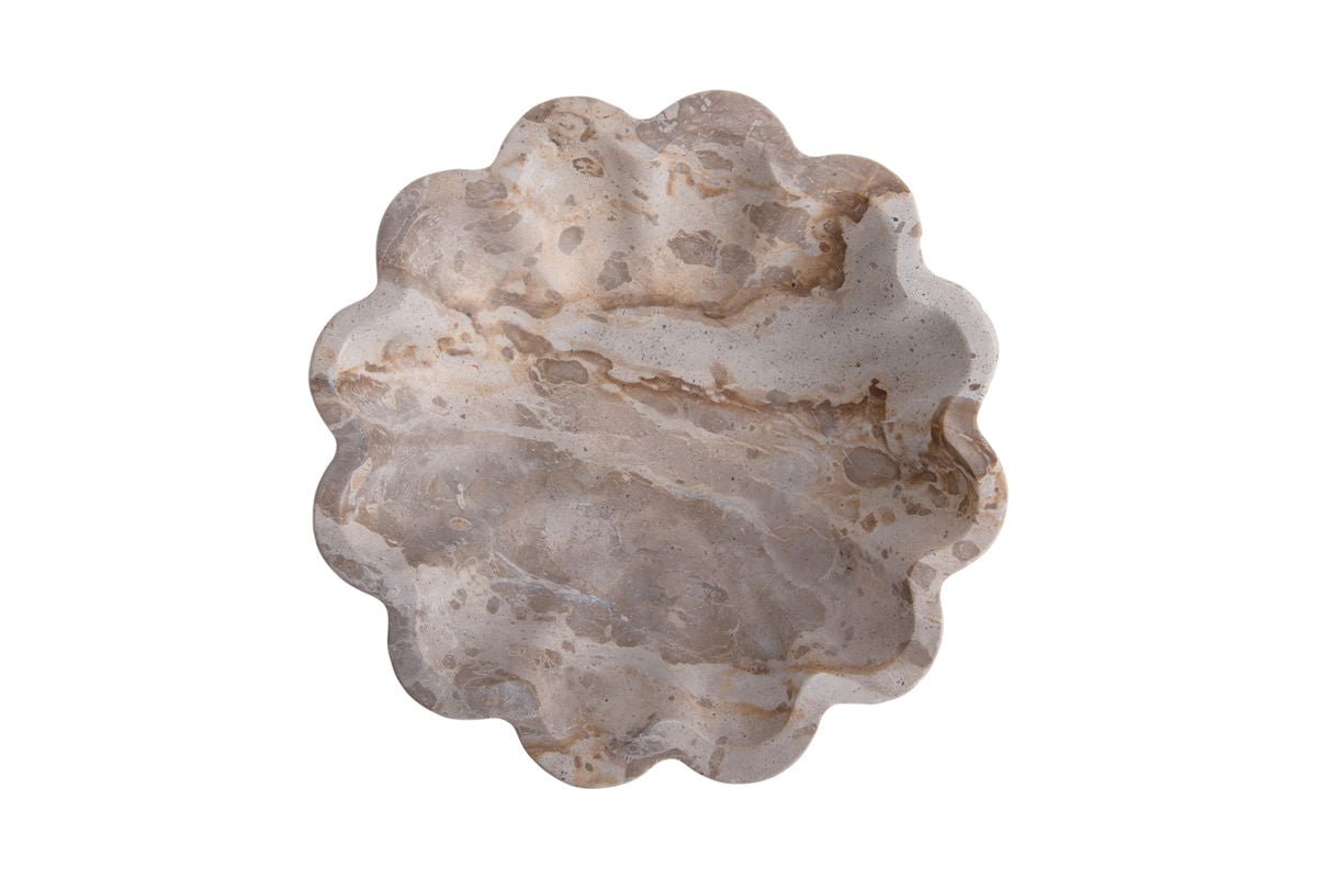 Schale Ovano – gefertigt aus Marmor / Blumenförmig