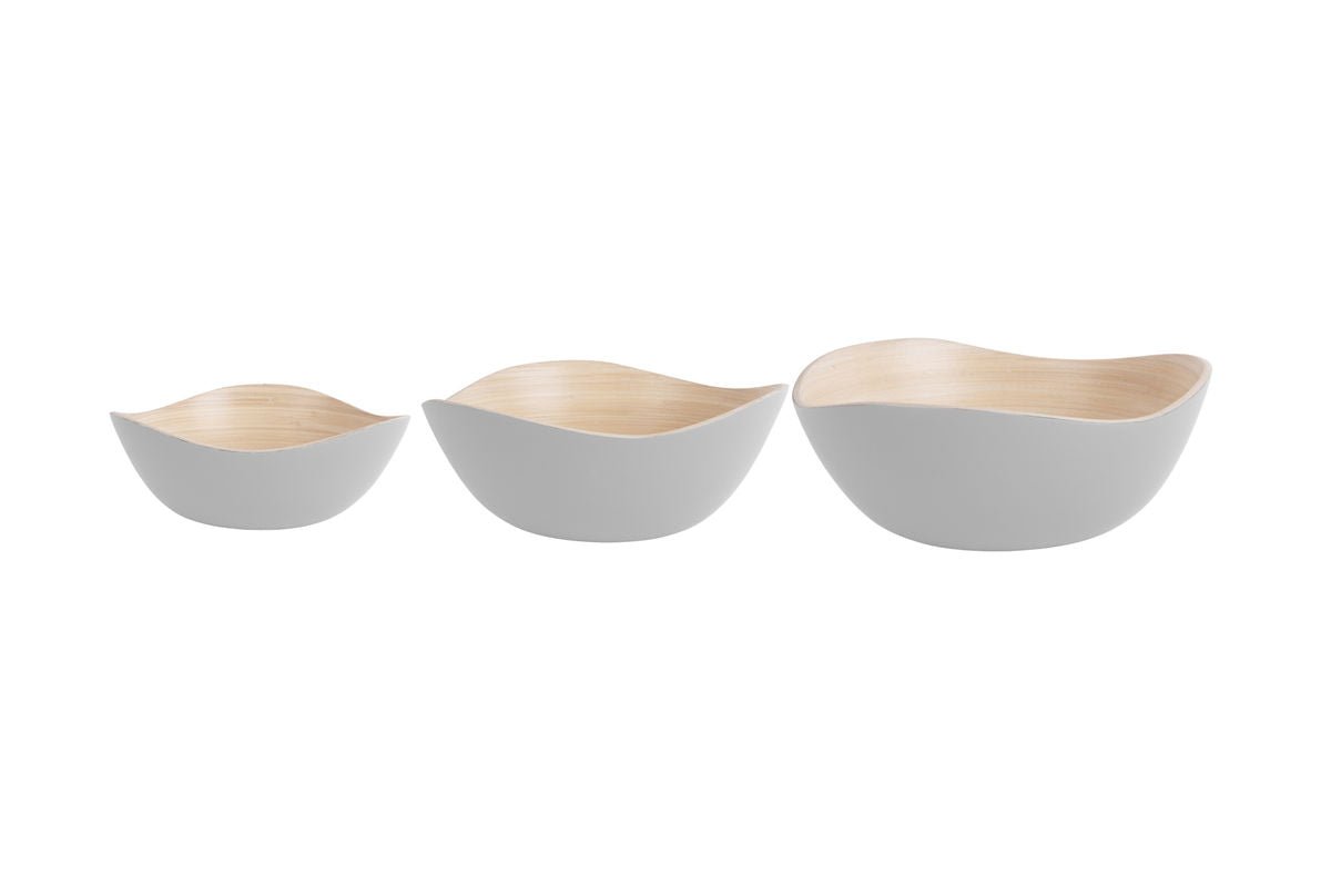 Schale Clarioné – gefertigt aus Bamboo (3er Set)